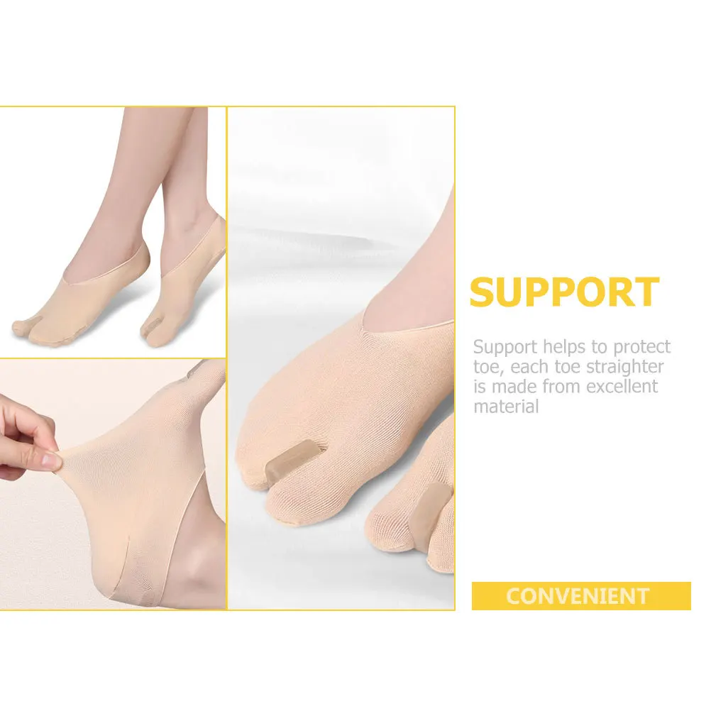 

1Pair Toe Corrector Foot Stretcher Big Toe Isolation Pad Hallux Valgus Separator Comfortable Fit Bunion Hallux Valgus Separator