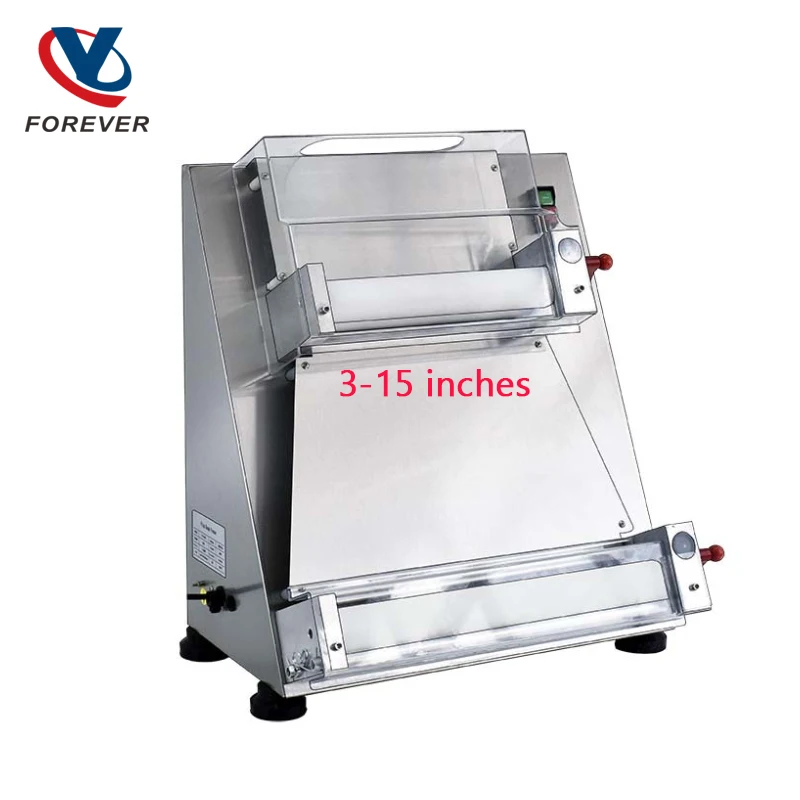 

Pizza Forming Machine Commercial Full-automatic Stainless Steel Dough Press 10-40CM Adjustable Food Processing Pizza Presser