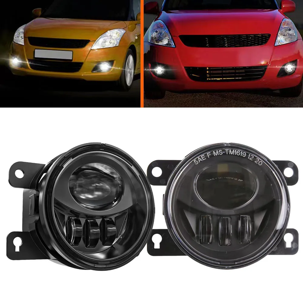 1pair High Quality LED fog light For Suzuki Swift 2010-2018For Jimny FJ Closed Off-Road Vehicle 1998-2014 33900-STK-A11 SX4 XL7