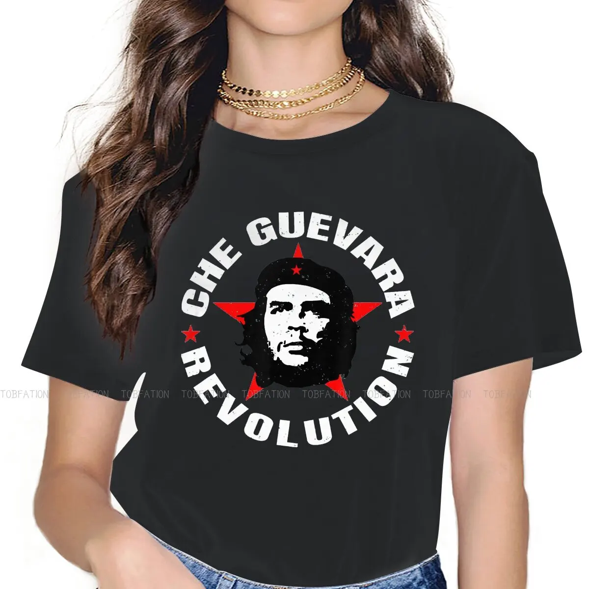 Mna 5XL TShirt Che Guevara Argentina Printing Comfortable T Shirt Women Tee Special Gift Clothes