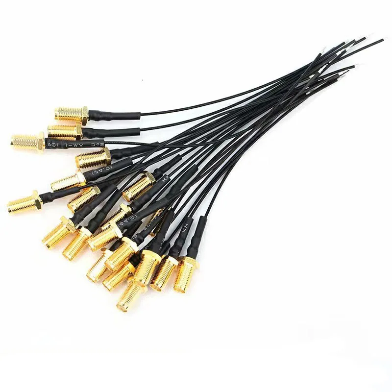 5/10/15cm Sma Female Connector (External Screw And Internal Hole) + 1.13 Cable + Solder Pigtail For Pc/Gsm/Gprs/Gps/AP D4