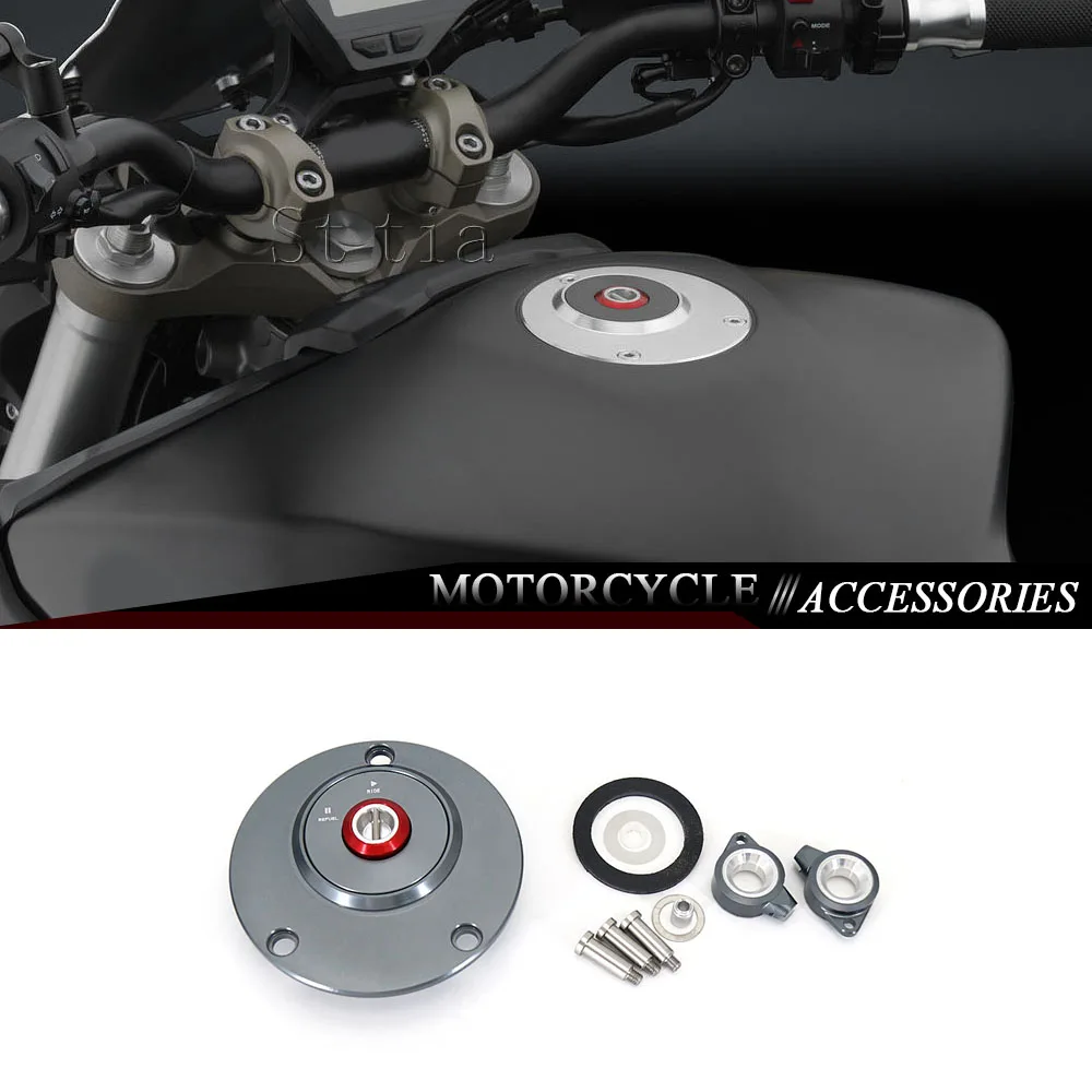 

Motorcycle Accessories CNC Fuel Tank Cap Cover For Yamaha YZF-R1 YZF-R1M YZF-R6 YZF-R7 2005-2025 R1 R1M R6 R7 Gas Tank Cover