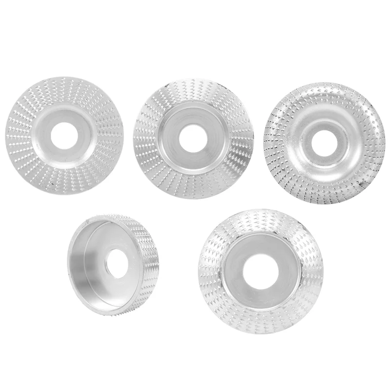 

AB34-5Pcs Bore 22Mm Wood Grinding Polishing Wheel Rotary Disc Sanding Wood Carving Tool Abrasive Disc Tools For Angle Grinder