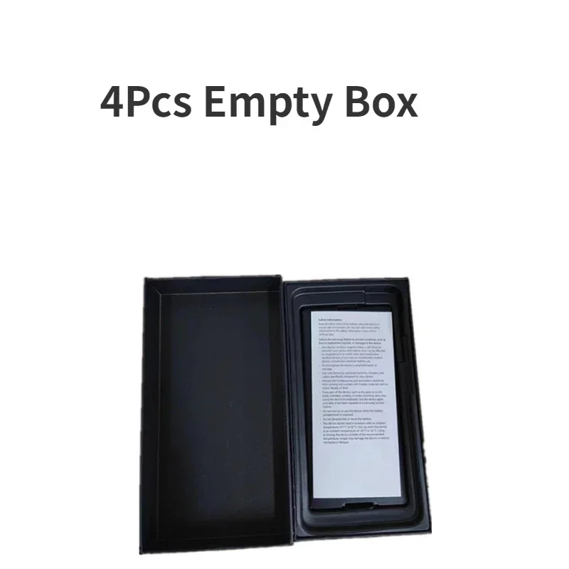 4Pcs New Empty Packing Box With Manual No accessories No Phone in it (Customized links)