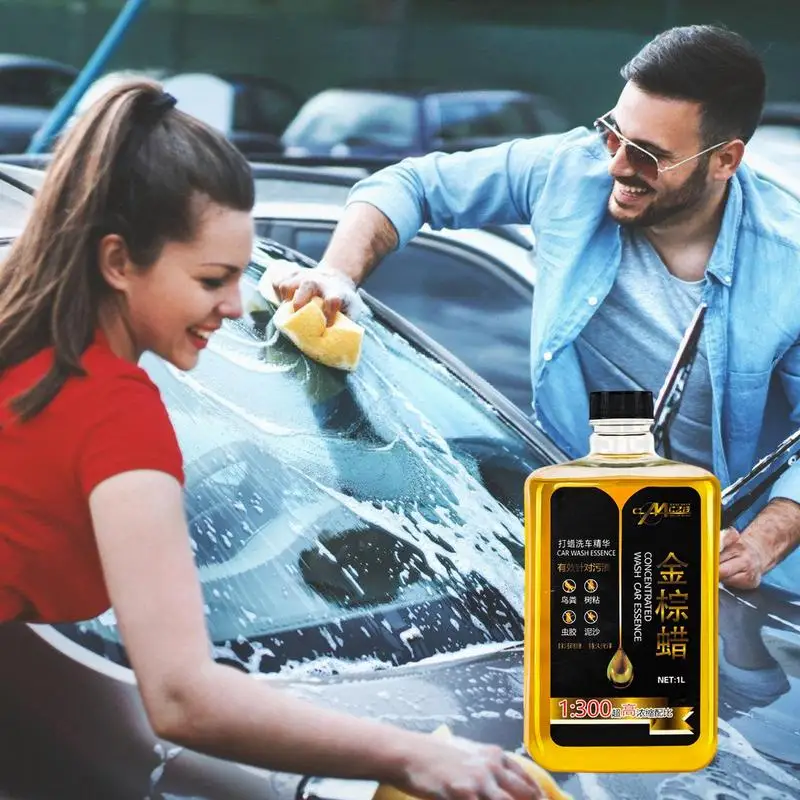 Sapone per autolavaggio 1L rivestimento agente di manutenzione detergente detergente Classic Car Wash Essence cera lucidante Clean Dirt fornisce lucentezza