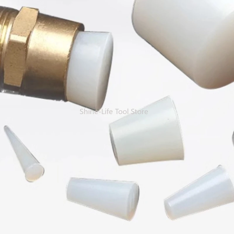 SL High Temperature Resistant Black/Transparent Cone Silicone Hole Plug Conical Sealing Bottle Stopper