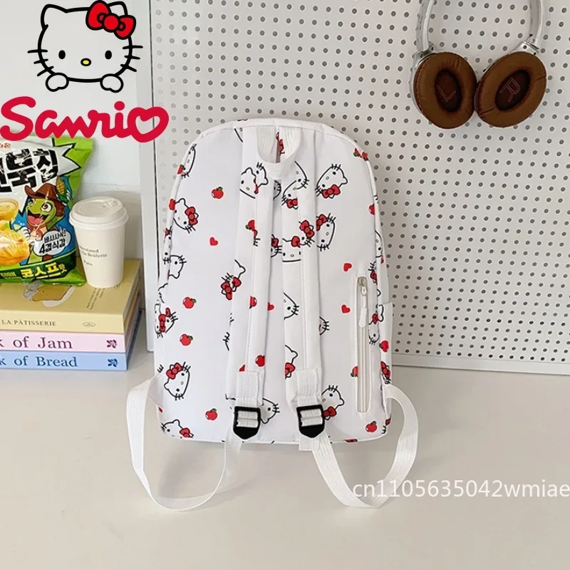 Hello Kitty New Women's Backpack Fashion High Quality Large Capacity Women's Backpack Cartoon Versatile Student Storage Backpack