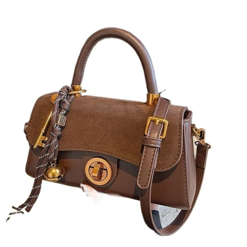 

Модная повседневная сумка в стиле ретро, новая нишевая простая и универсальная японская и корейская женская сумка на плечо, темпераментные дорожные сумки