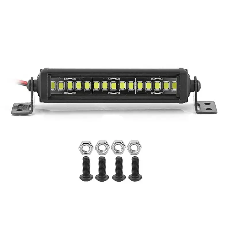B05C-RC Car Roof Lamp 24 36 LED Light Bar For 1/10 RC Crawler Axial SCX10 90046/47 SCX24 Wrangler D90 TRX4 Body, D Replacement