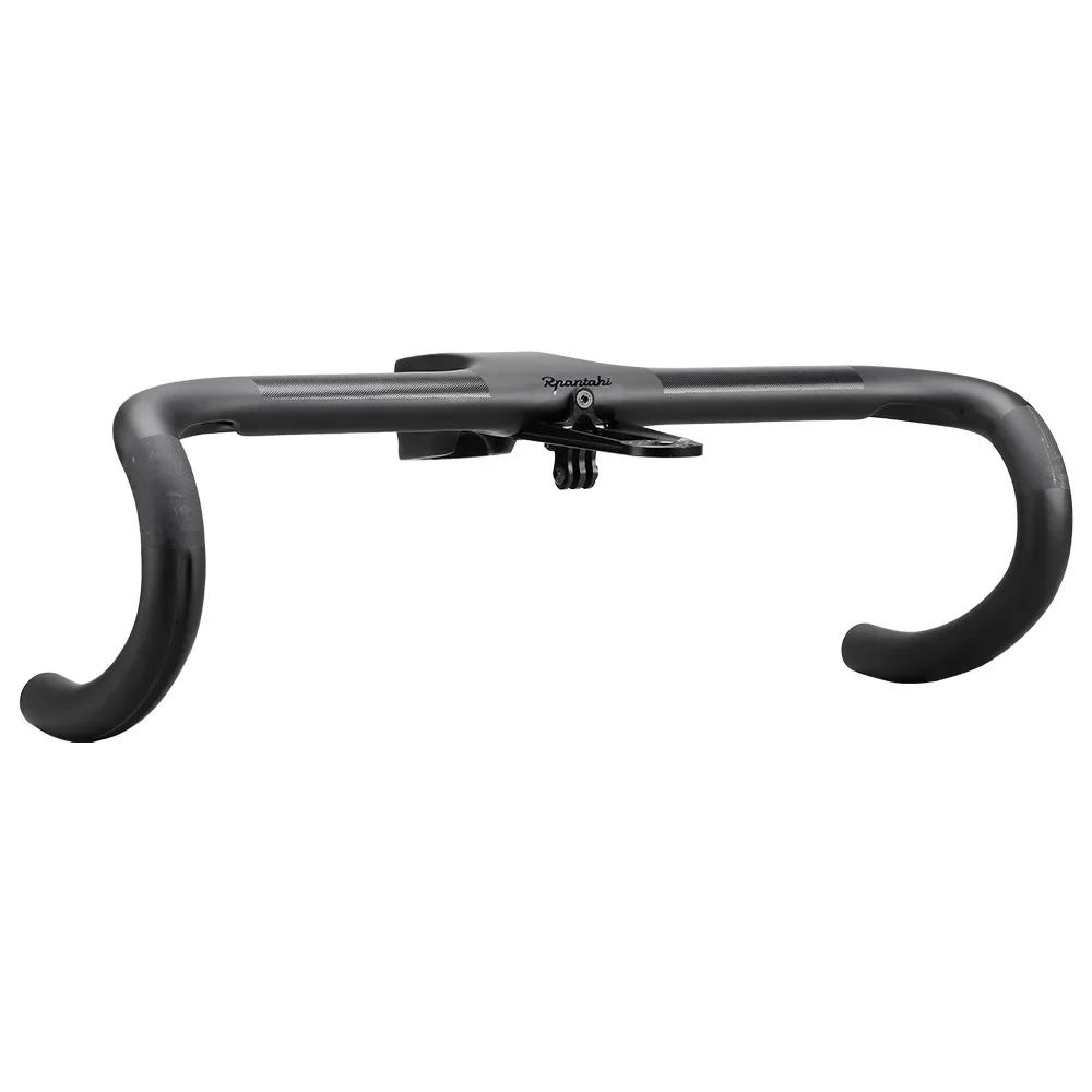 Rennrad Vollcarbon -10 ° Integrierter Cockpit OD2 Lenker Fahrrad-Bogenlenker Rennrad Interne Kabelführung Versteckter Lenker – Detail 4