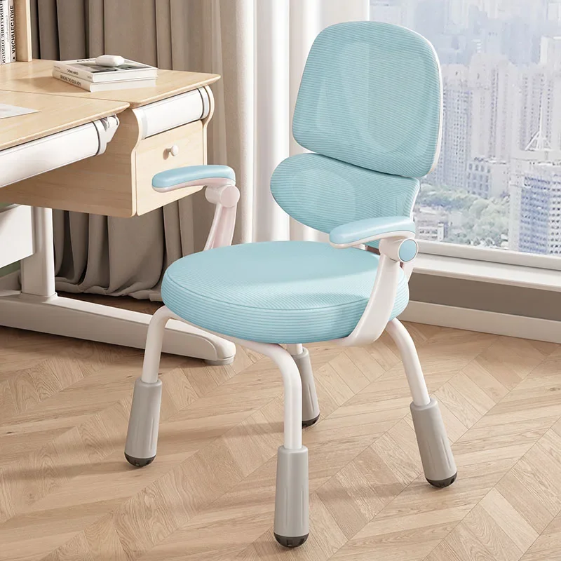 

Child Safety Seats Chair Study Stool School Growing Children Design Girl Armchair Room Cadeira Alta Designer Kids Furniture