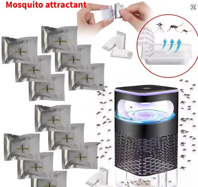 1/2/3Octenol Insect Bait Long Lasting Odorless Mosquito Attractant Non-Toxic Bug Trap Replacement for Mosquito Trap Bug Zappe
