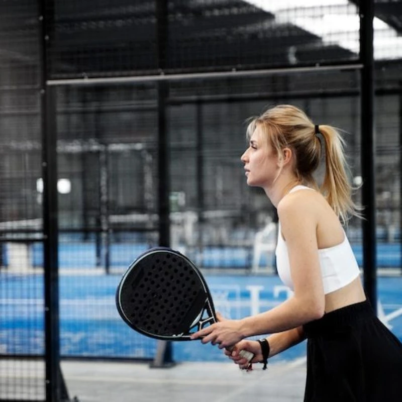 

2026 Top Choice Tennis Racket Carbon Fiber & 12k Fiber Construction Lightweight Durable Enhanced Power & Control Recreational