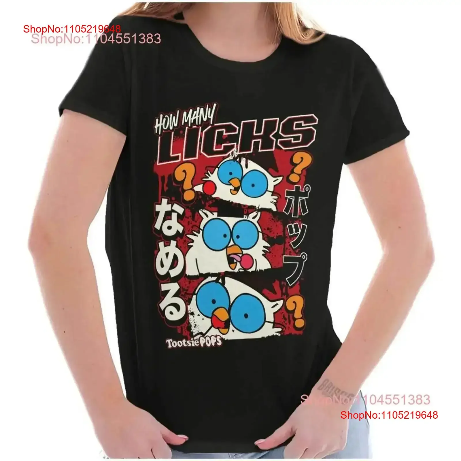 

Футболка Kanji Tootsie Pops Mr Owl How Many Licks для женщин, винтажная, с эффектом потертости, в уличном стиле, слегка унисекс, эластичная, с графическим принтом, универсальная