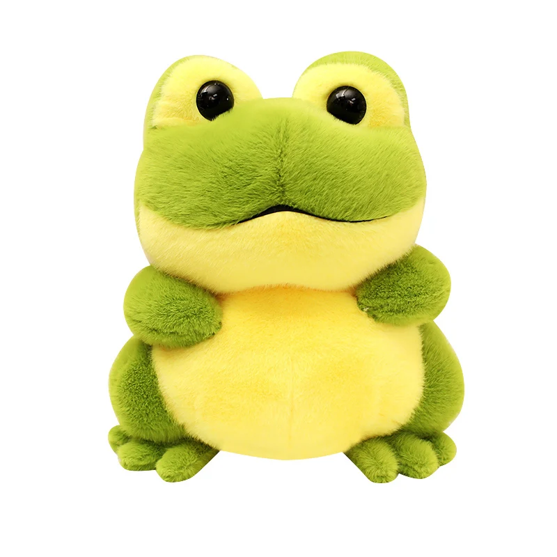 

1pc Kawaii Plush Frog Toy Stuffed Animals Soft Animal Big Eyes Frog Pillow Christmas Gift Peluche for Kids Girls Kawaii Present