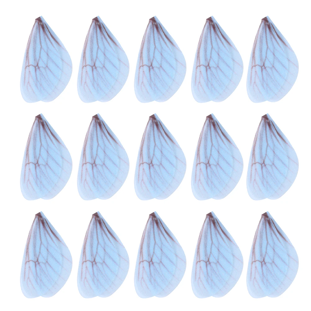 

50pcs Artificial Butterfly Wings for DIY Jewelry Making Earrings Brooch Supplies Craft Decor High Quality Durable Novel Wing