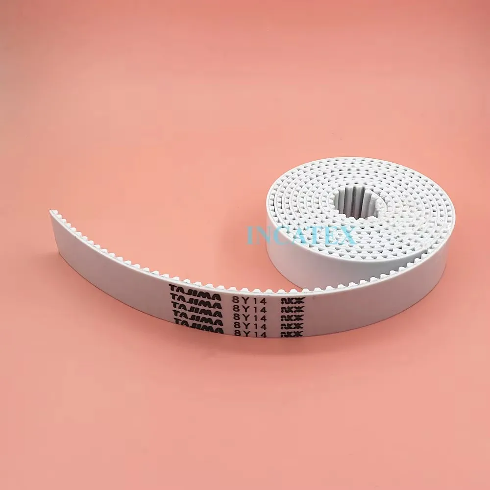 3 Meters Good Quality Tajima Embroidery Machine Spare Parts Timing Belt S5M Width 25mm White Color