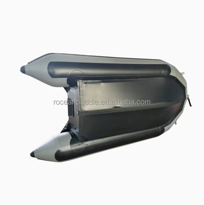 الرياضات المائية 12ft 3.6m PVC قارب التجديف القابل للنفخ القابل للطي مع أرضية الألومنيوم للبيع