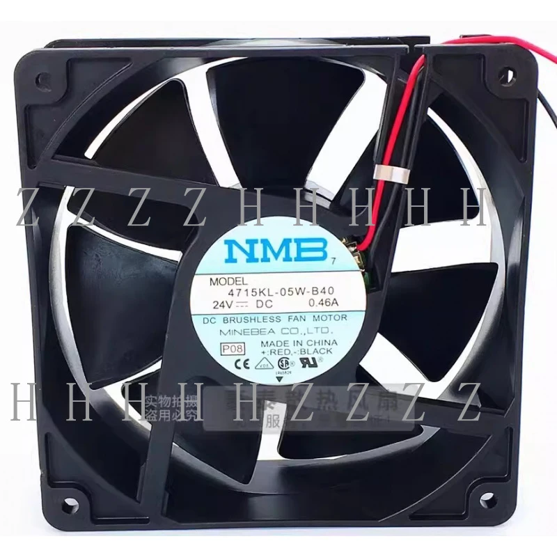 

Вентилятор охлаждения инвертора Z For NMB 4715KL-05W-B40 12038 DC24V 0.46A 12CM, 2-проводной, с двойным шарикоподшипником