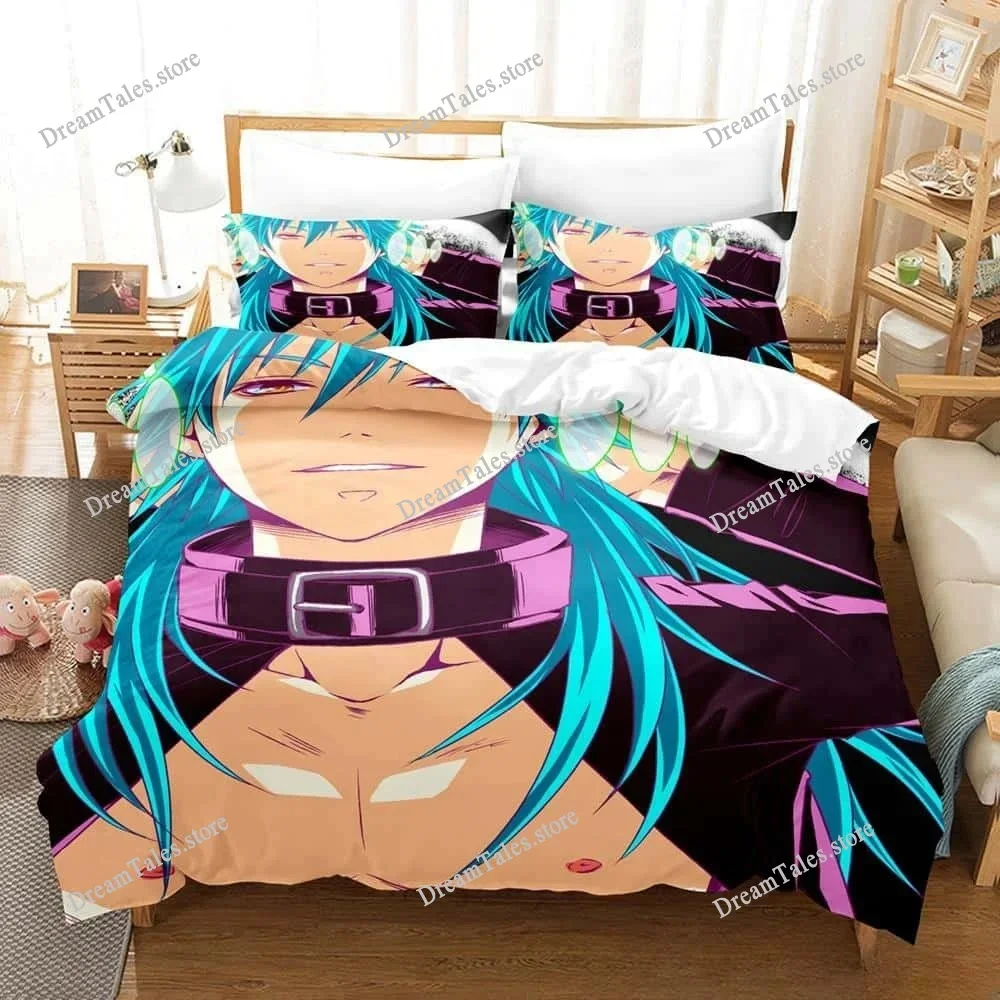 Anime DRAMAtical Murder Bedding Sets Bed Cover Comforter Duvet Cover Pillow Case Sets Kids Adult Bedroom Decoration