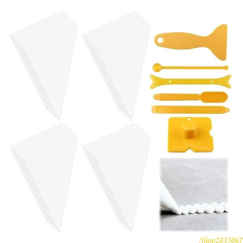 

Pack of 26 Professional Caulking Supplies Including Grout Bags Upgrades for Installation & Repair Projects 831F
