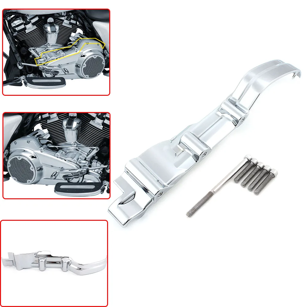 

For Harley Touring Models Street Glide Electra Glide Trikes 2017-2020 Chrome Inner Primary Covers/Bolts Motorcycle Accessories