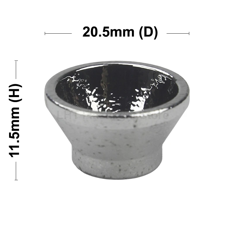 20.5mm (D) x 11.5mm (H) OP Aluminum Reflector for 5050 LED Flashlight Lamp Cup