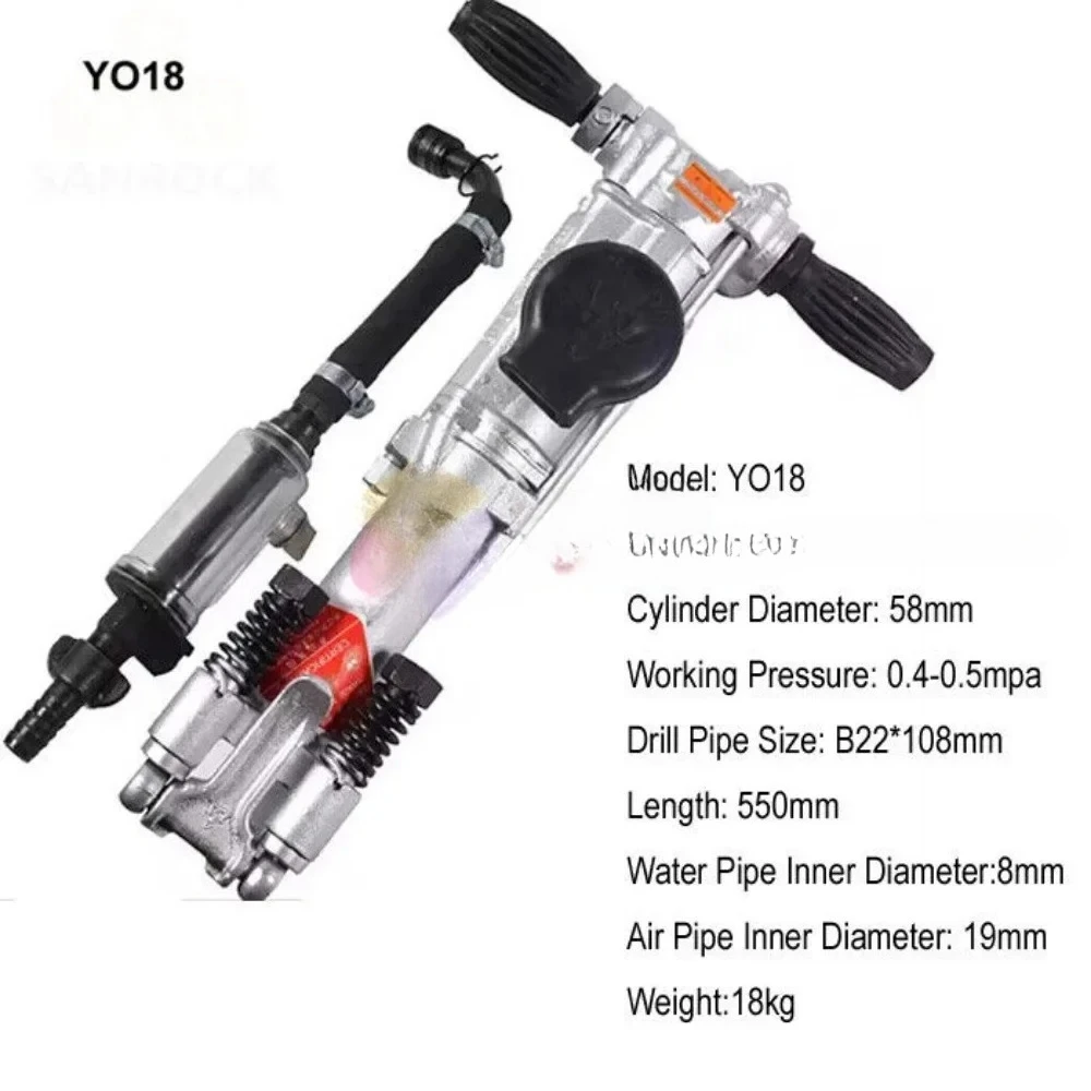YT28A Hammer Drill Hand Held Rock Drill Pneumatic Rock Drill Jack Hammer YO18