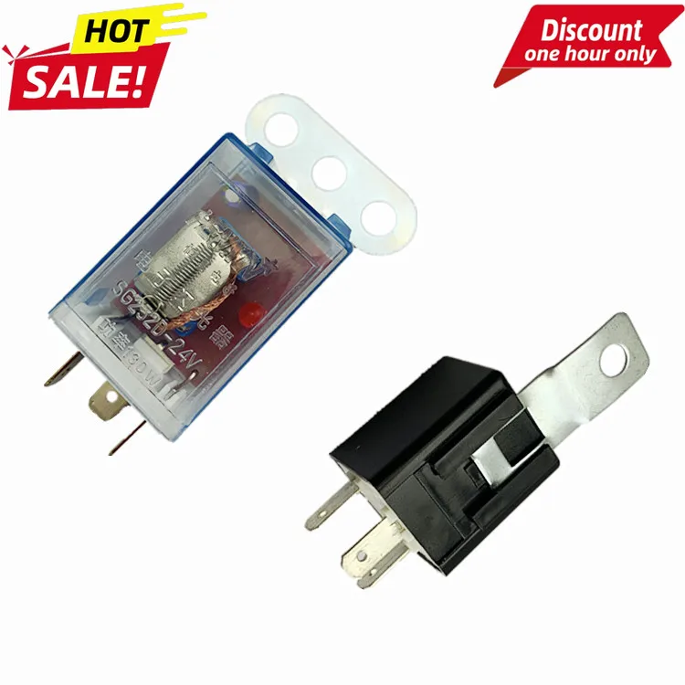 

Car Truck Three Plug Universal Electronic Flasher SG252CBD152CBDSG158C258C Tripod Flasher