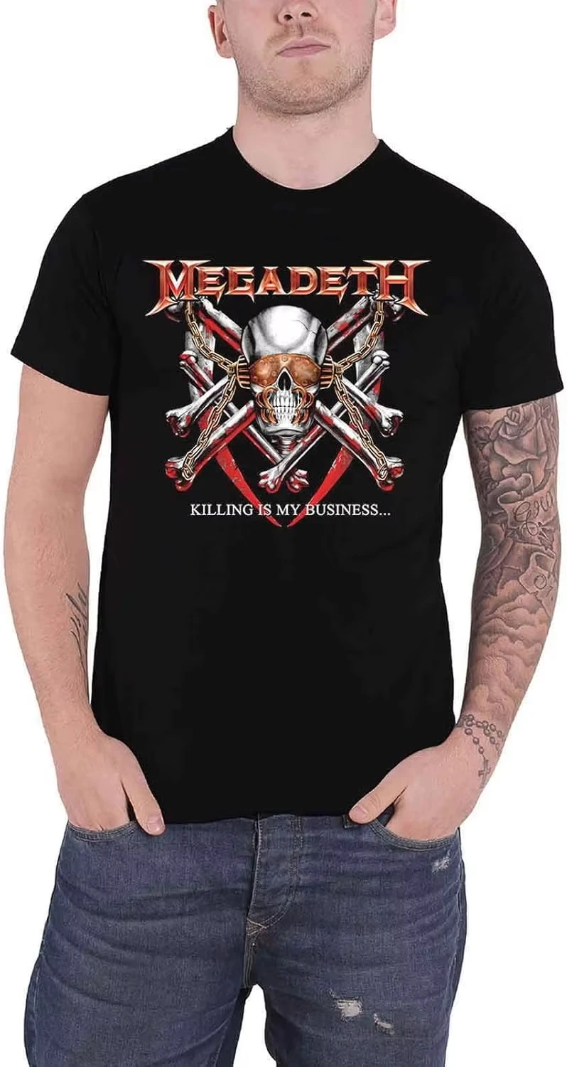 

T Shirt Killing Is My Business Band Official Black Size