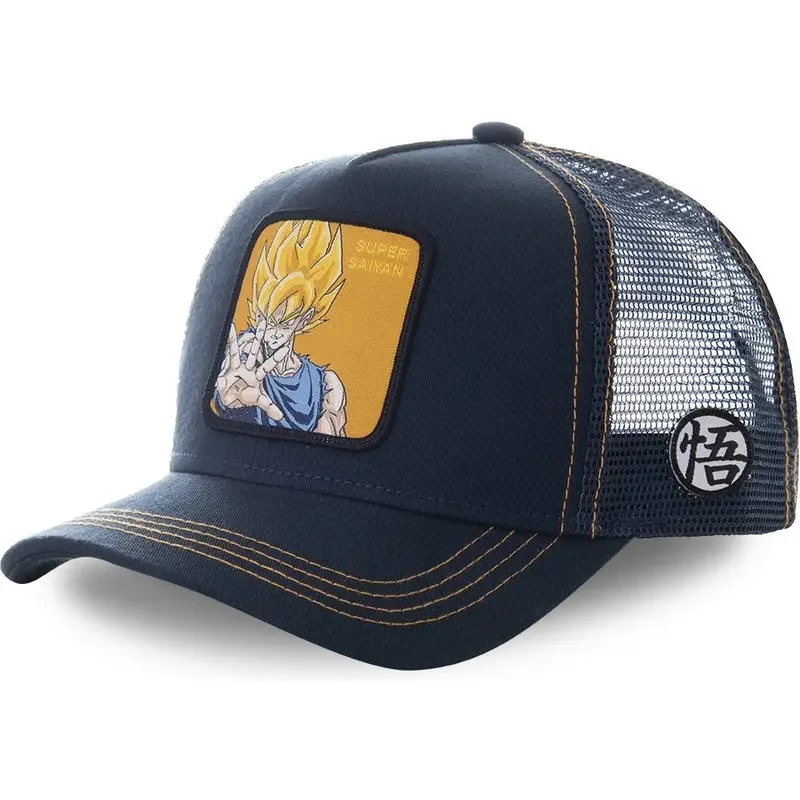 Neue Dragon Ball Son Goku Kappe Sommer Reise Schirmmütze männer Stickerei Hip-Hop Cap Stil Sonnenblende Einstellbare Trucker mesh Cap