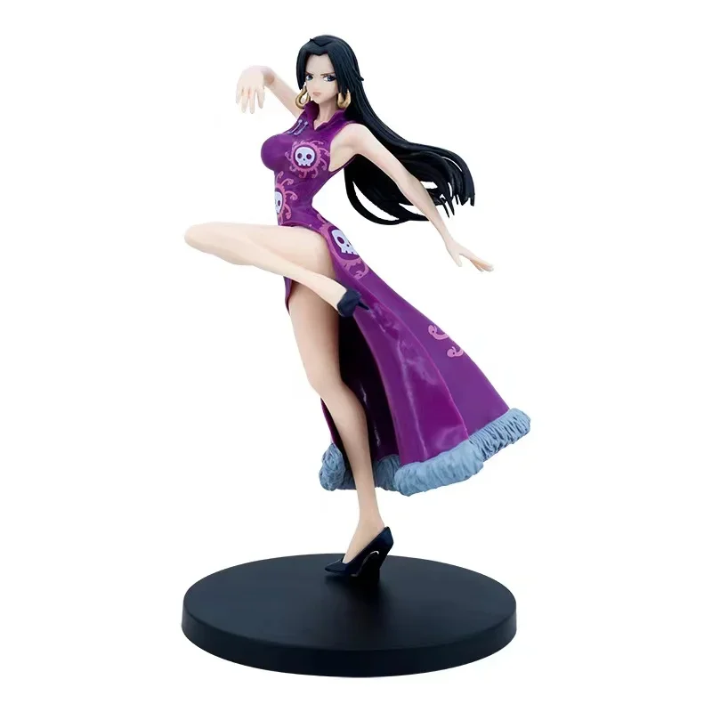 One Piece Figuras Anime Brinquedos, GK Snake Princesa Boa Hancock Action Figure, Sexy Cheongsam Menina Boneca, Estátua # Col, 21cm