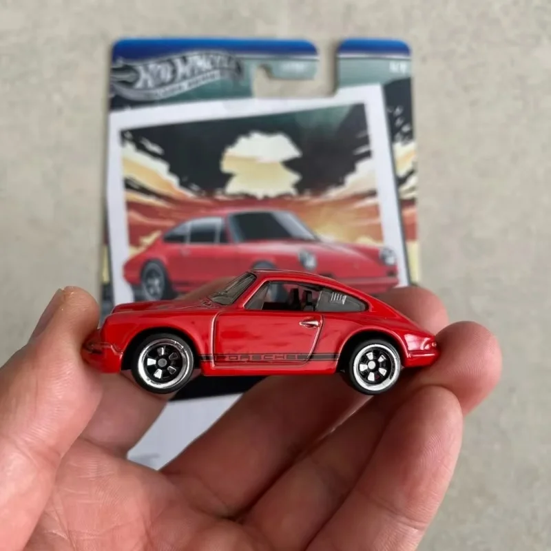 Genuine Hot Wheels Hrt81 Silver Label National Icons Series Mercedes Benz Bmw Porsche Package Alloy Toy Car Model Surprise Gifts