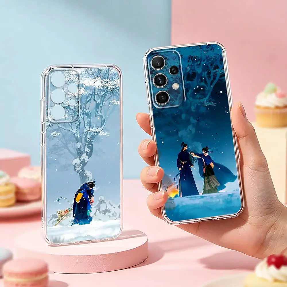 P-Pursuit of Jade Zhang Linghe    phone Case For Samsung S25,24,21,22,23,30,Ultra,20,Plus,Fe,Lite,Note Transparent Cover