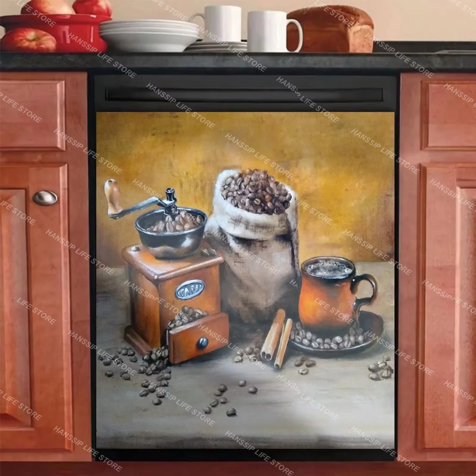 Retro koffie poster vaatwasser - Kitchen Appliances Vintage recensie en prijs