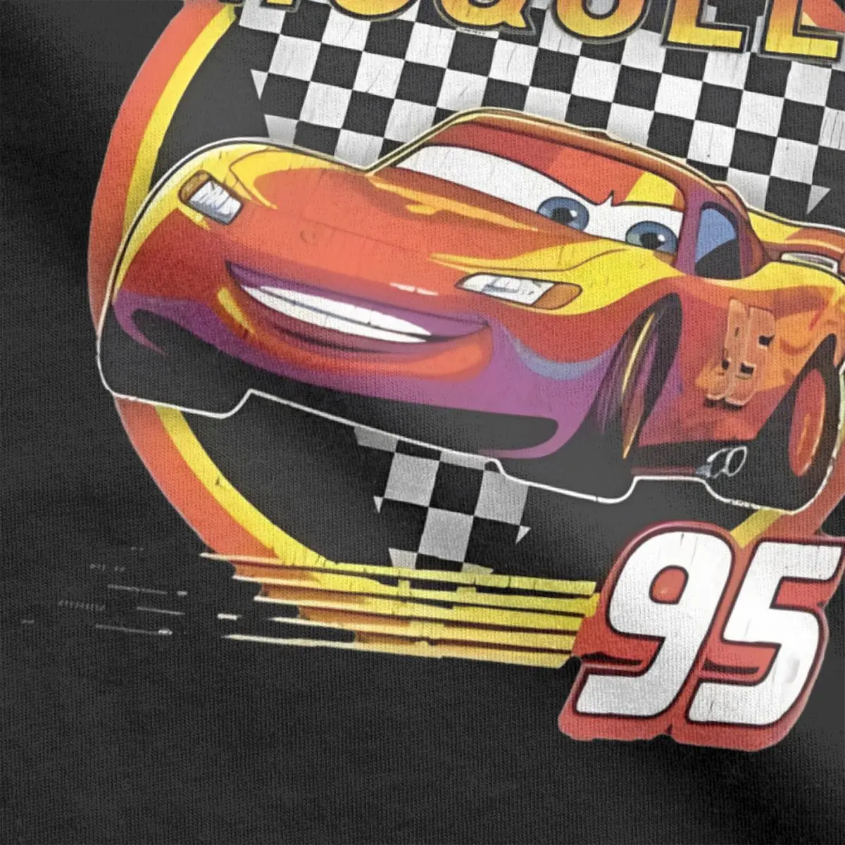 Camiseta de Rayo Mcqueen para hombre, camisa 100% de algodón con cuello redondo, manga corta, Idea de regalo