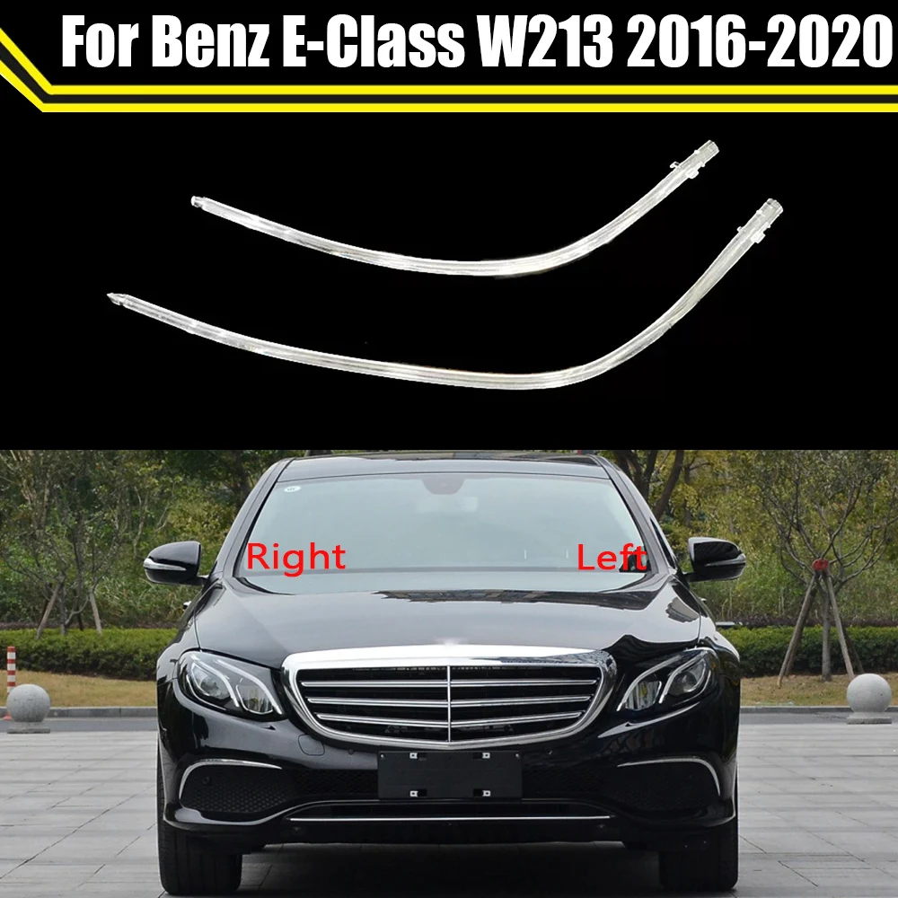 

For Benz E-Class W213 2016-2020 LED DRL Headlight Light Guide Strip Daytime Running Light Tube Daily Car Head Lamp Emitting Tube