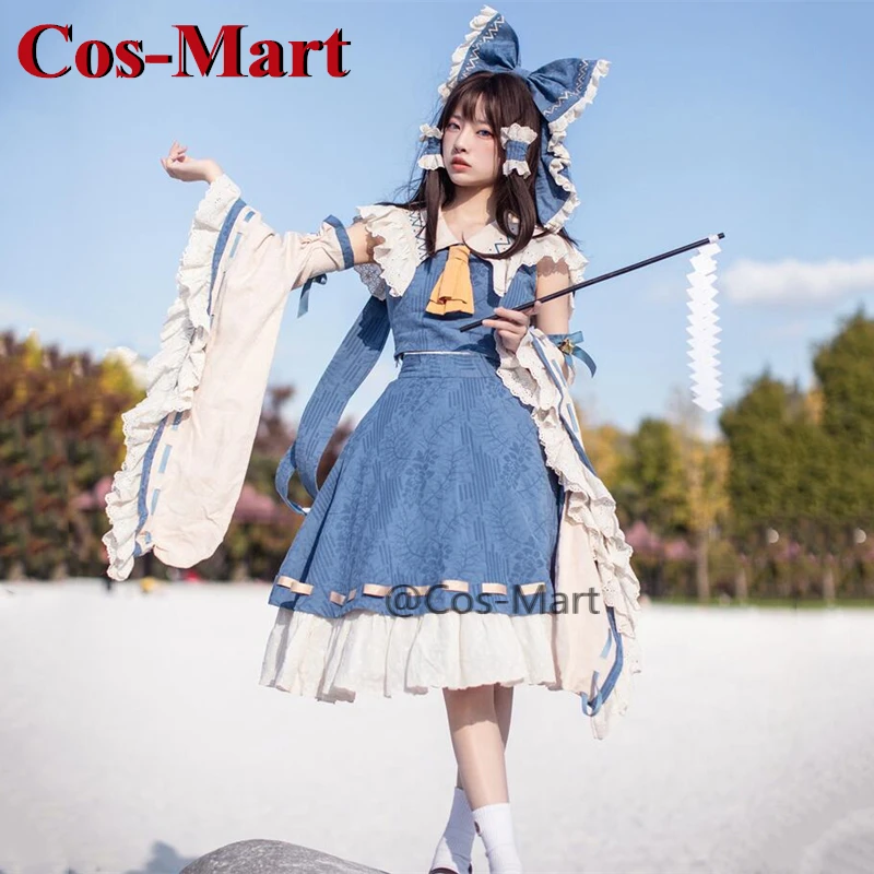 

Cos-Mart Game Touhou Project Hakurei Reimu Cosplay Costume Sweet Gorgeous Dress Female Activity Party Role Play Clothing S-XL