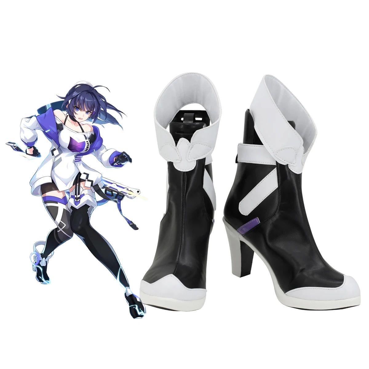 

Honkai Impact 3rd Raiden Mei Striker Fulminata Cosplay Shoes Customized Boots Any Size
