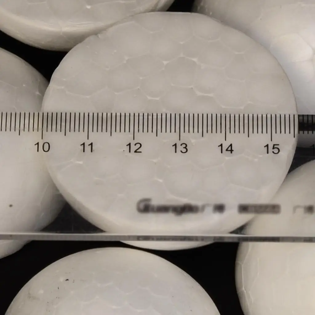 

Polystyrene Foam Balls 50 Pack 60mm Smooth Crafting Spheres for Kids Art Model Making Wedding Christmas Decor