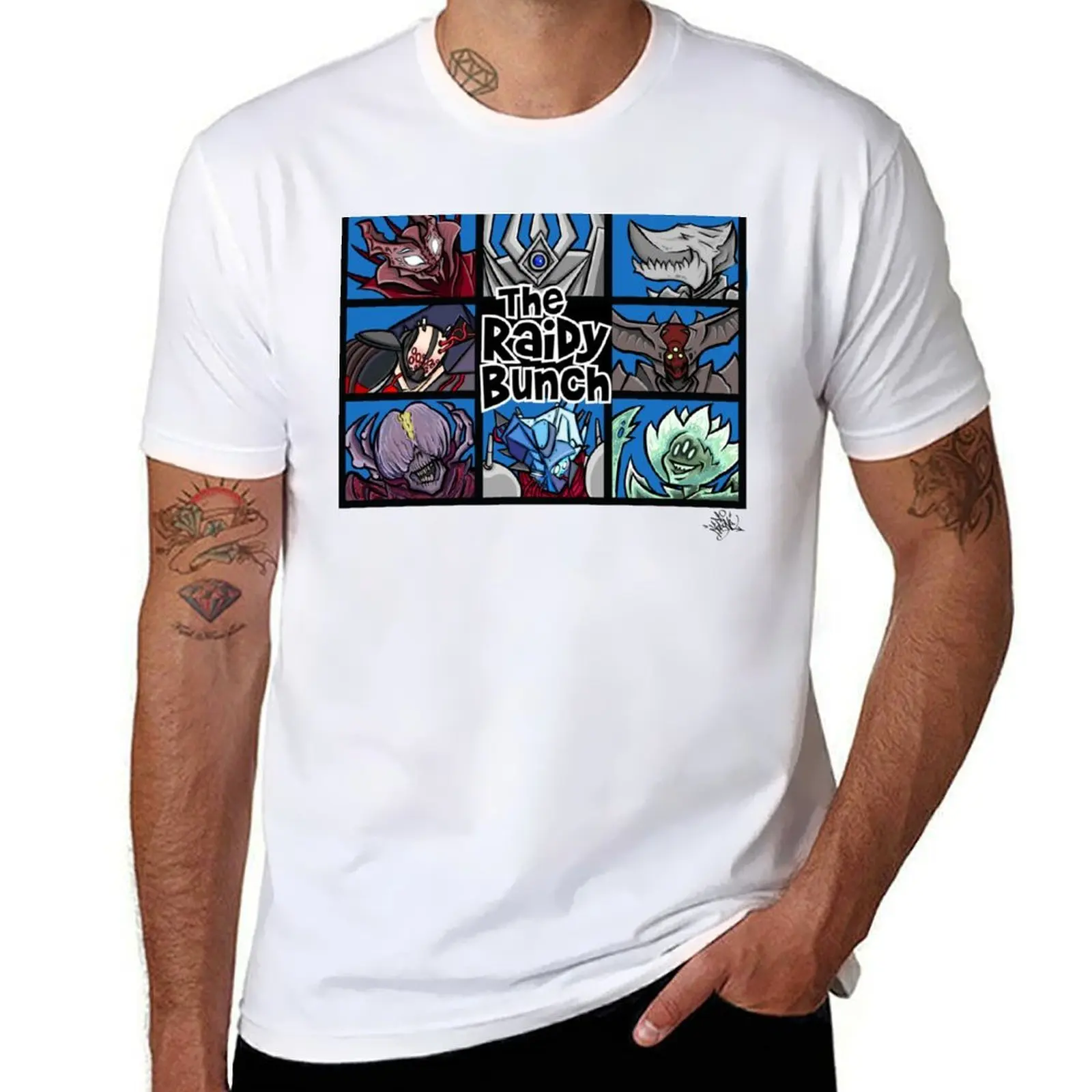 

The Raidy Bunch T-Shirt man t shirt summer t shirts for man pack cotton T-Shirt