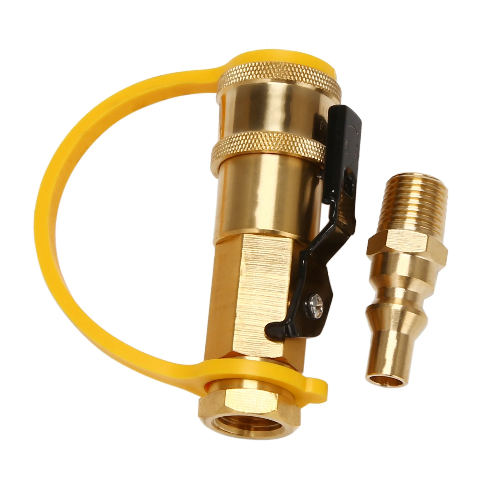 

1/4 Inch Rv Propane Quick Connect Adapter For Propane Hose, Propane Or Natural Gas 1/4 Inch Quick Connect Or Disconnect Kit - S