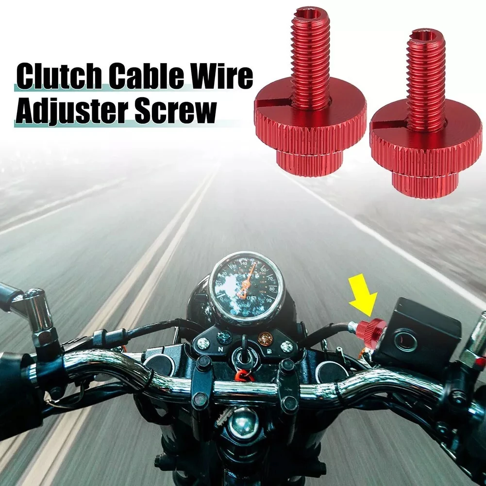 

Adjuster Screw Bolt Clutch Screw For Motor Brake Clutch Levers M8x1.25 Or Any Bikes 2Pcs Aluminum Alloy Brand New
