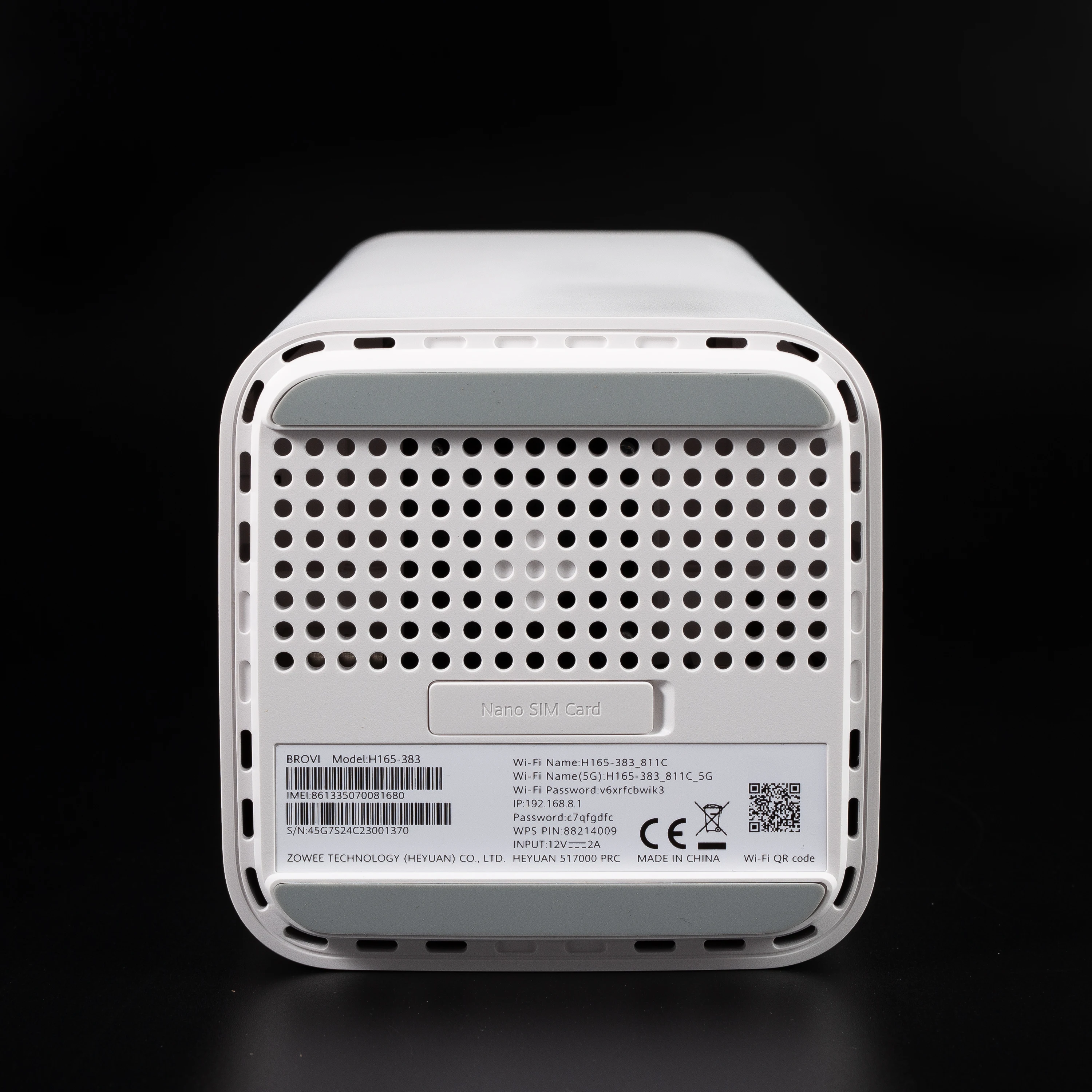 Unlocked Brand new Brovi 5G CPE 6 WiFi 7 Router H165-383 Indoor Router Up to 11.7Gbps Download