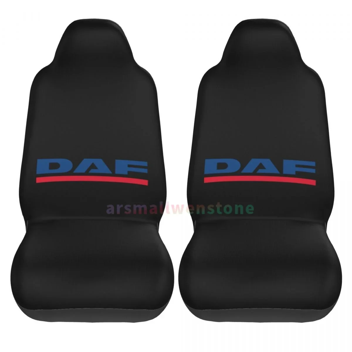 DAF-Funda  asiento  coche con patrón  camión, cubierta protectora antiincrustante, accesorios bonitos para coche, 2 piezas