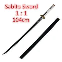 104cm  PU Demon Slayer Sword prop Cosplay Sabito Sword Katana Ninja Knife Espada Prop Toy For Teen