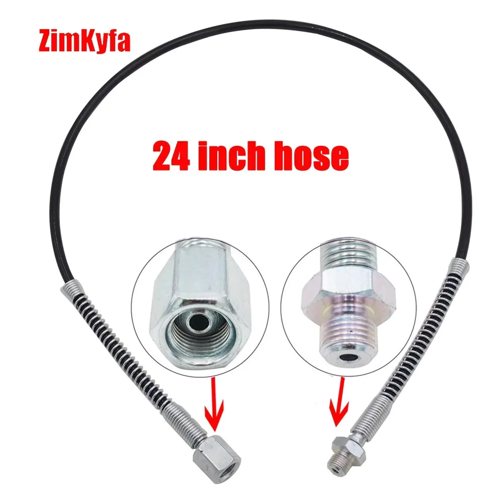 High Pressure 630bar DN3 Microbore Charging Filling Hose with Anti-Kink Guard for Charging Pump 1/8BSP