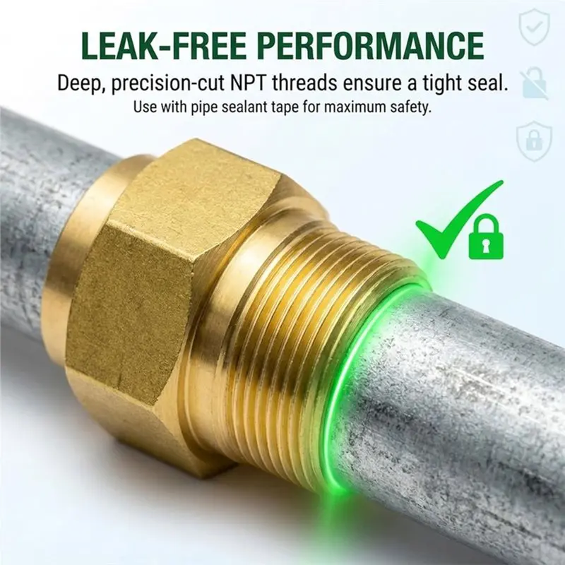 ABLK Brass Adapter Fittings 1/4