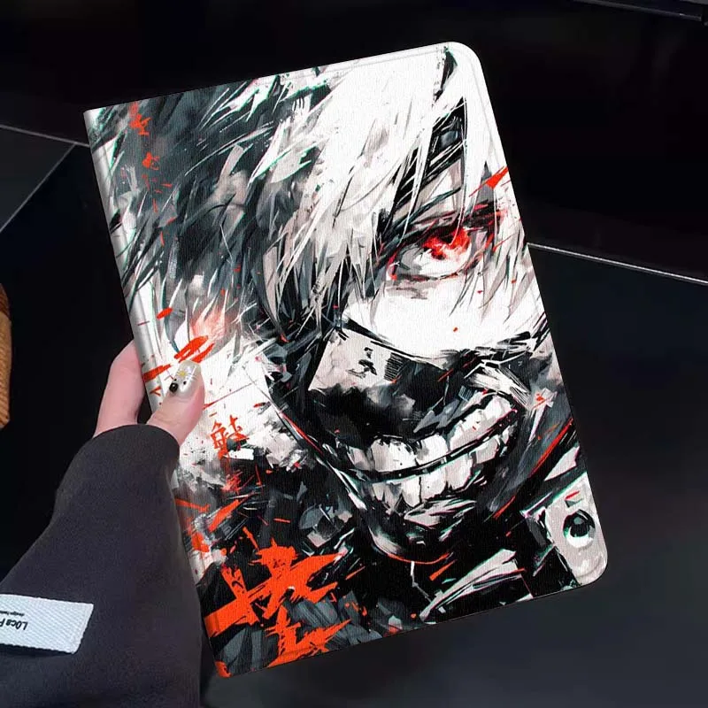 

Kaneki Ken Touka Kirishima Tablet Case For Huawei Honor MatePad MediaPad Air 5 6 7 11 V6 V7 V8 V9 X9 X8 T10 T10s C5e T5 Gift
