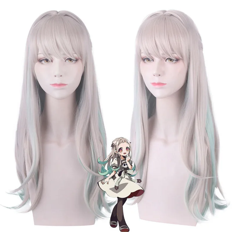 Synthetic Anime Cosplay Wig Pink Blonde Ombre Long Straight Mantis-Inspired Wolf Cut Topper for Party Roleplay Costume Styling